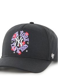 47 Brand Czapka z daszkiem New York Yankees MLB Flora Hitch B-FLRAH17HTP Czarny. Kolor: czarny. Materiał: materiał, bawełna #3