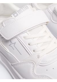 Big-Star - Sneakersy damskie białe RR374049 101. Okazja: na co dzień. Kolor: biały. Materiał: materiał. Sport: turystyka piesza #3