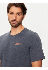 Jack & Jones - Jack&Jones T-Shirt Erik 12257603 Granatowy Relaxed Fit. Kolor: niebieski. Materiał: syntetyk, bawełna #4