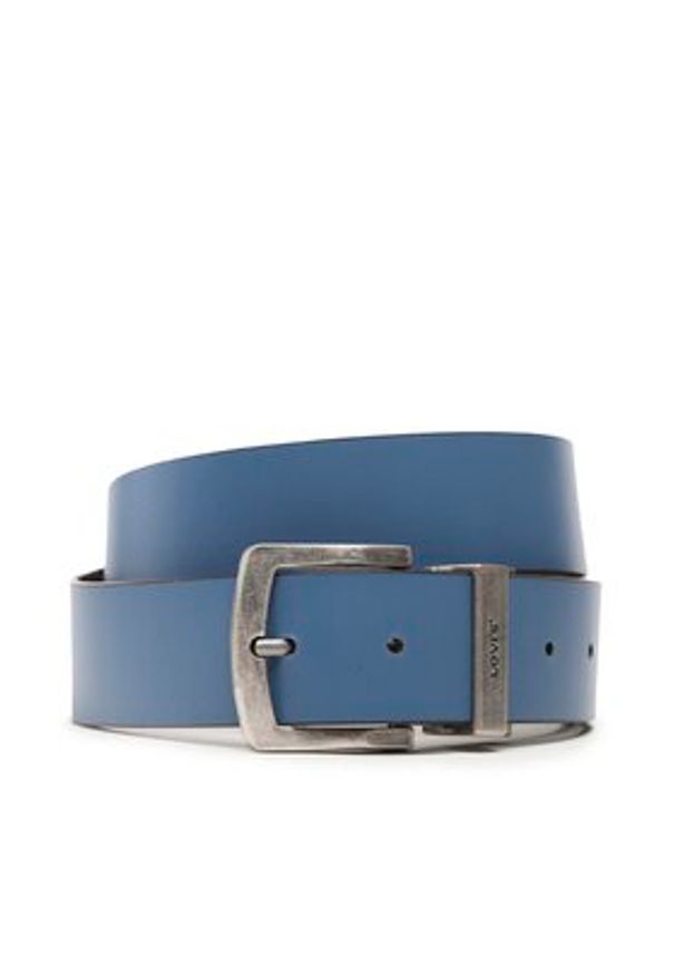 Levi's® Pasek Męski D7553-0002-28 Brązowy. Kolor: brązowy. Materiał: skóra