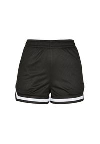 Urban Classics - Damskie Szorty urban classic stripe mesh hot gt. Kolor: czarny. Materiał: mesh. Sezon: lato