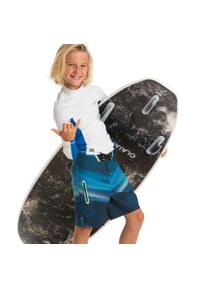 OLAIAN - Spodenki surfingowe dla dzieci Olaian BS 900L OCEAN. Kolor: niebieski. Materiał: materiał, poliester, elastan. Długość: długie