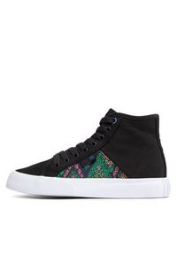 DC Sneakersy Manual Hi Txtle ADJS300290 Czarny. Kolor: czarny. Materiał: materiał