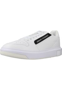 Armani Exchange - Kapcie ARMANI EXCHANGE XUX167 XV657 Biały. Kolor: biały. Materiał: syntetyk, tkanina. Sport: turystyka piesza
