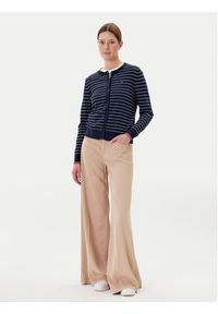 TOMMY HILFIGER - Tommy Hilfiger Kardigan WW0WW42370 Granatowy Regular Fit. Kolor: niebieski. Materiał: bawełna