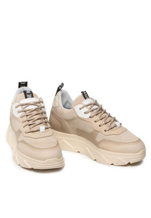 Steve Madden Sneakersy Pitty SM11001024-03002-100 Beżowy. Kolor: beżowy. Materiał: skóra, zamsz