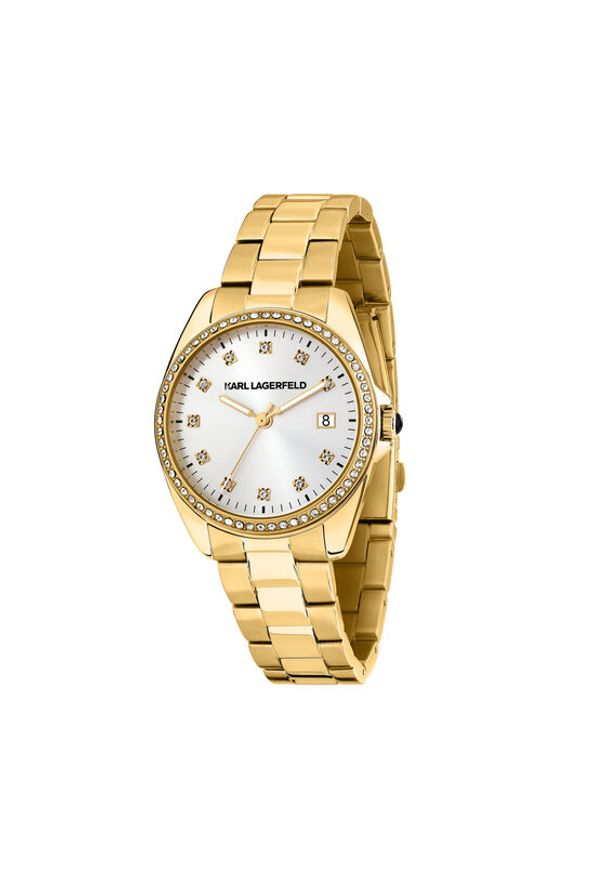 Karl Lagerfeld - KARL LAGERFELD Zegarek R0553101505 Złoty. Kolor: złoty