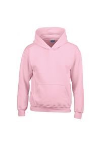 GILDAN - Sweatshirt bluza dziecięca z kapturem Gildan Heavy Blend ®. Typ kołnierza: kaptur. Kolor: różowy #1