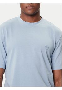 Hugo - HUGO T-Shirt Niley 50519984 Błękitny Regular Fit. Kolor: niebieski. Materiał: bawełna #4