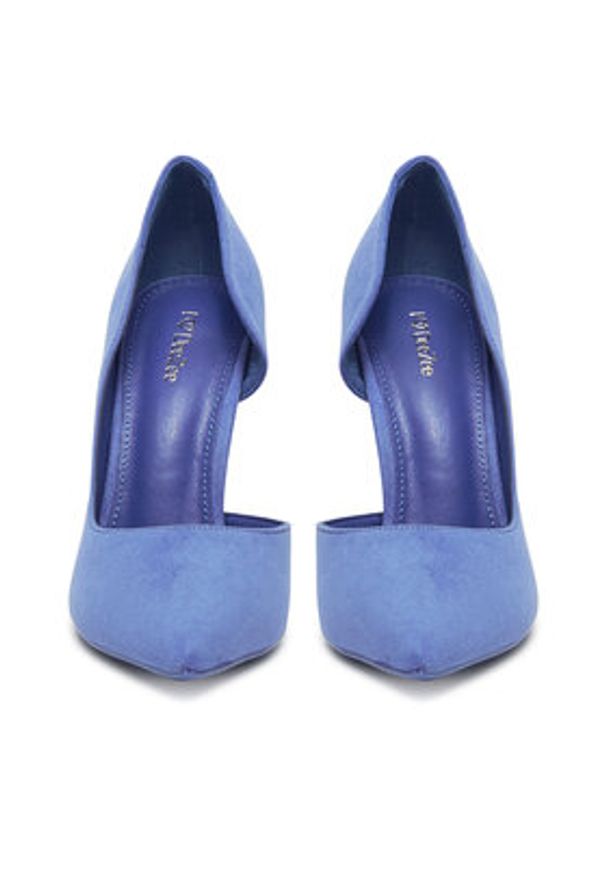 DeeZee Szpilki DZ0024 Niebieski. Kolor: niebieski. Materiał: materiał. Obcas: na szpilce