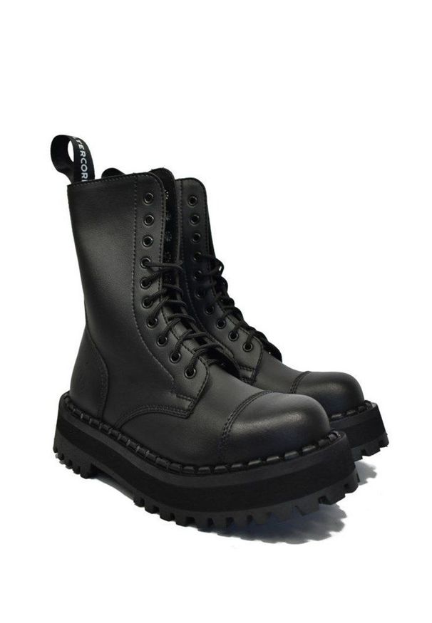 Altercore - Buty 353. Zapięcie: sznurówki. Kolor: czarny. Obcas: na platformie