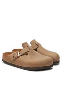 Birkenstock Klapki Boston 1019484 Brązowy. Kolor: brązowy. Materiał: skóra #5