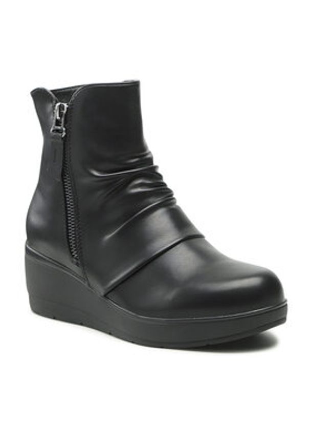 Clara Barson Botki WS122-03 Czarny. Kolor: czarny. Materiał: skóra