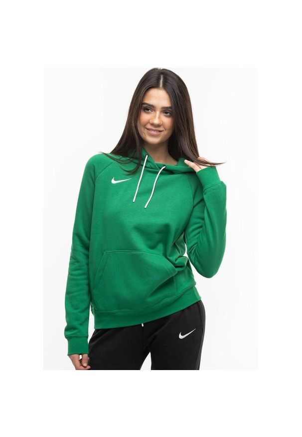 Bluza sportowa damska Nike Wmns Park 20 Fleece. Typ kołnierza: kaptur. Kolor: zielony, biały, wielokolorowy. Sport: fitness