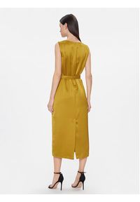 Weekend Max Mara Sukienka codzienna Baiardo 2415221021 Żółty Regular Fit. Okazja: na co dzień. Kolor: żółty. Materiał: syntetyk. Typ sukienki: proste. Styl: casual #4