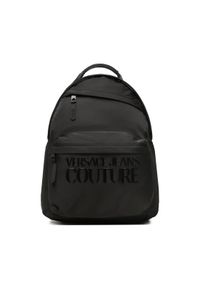 Versace Jeans Couture Plecak 74YA4B90 Czarny. Kolor: czarny. Materiał: materiał