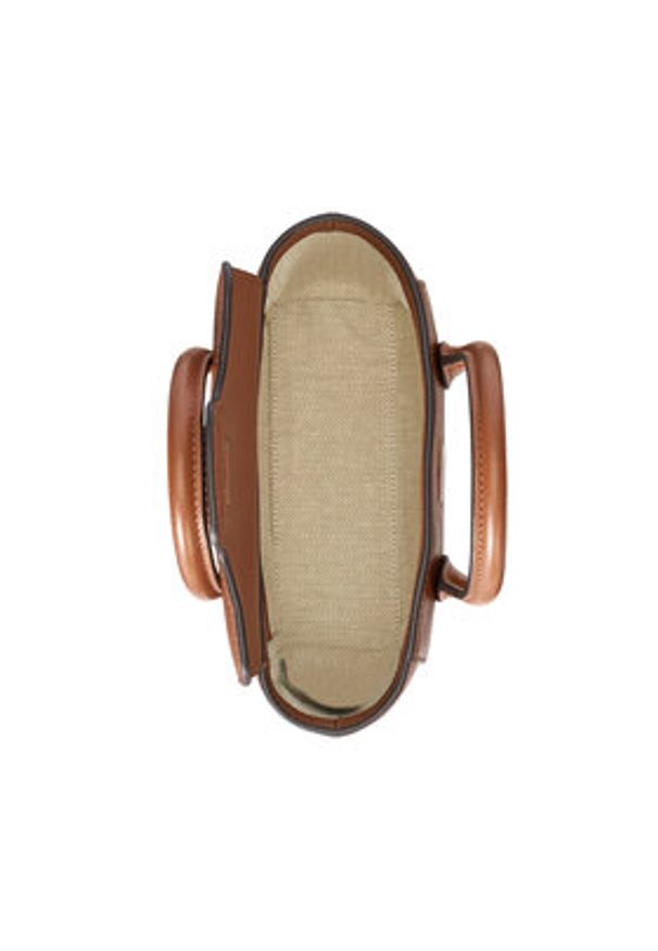 Lauren Ralph Lauren - LAUREN RALPH LAUREN Torebka 431969349001 Brązowy. Kolor: brązowy. Materiał: skórzane