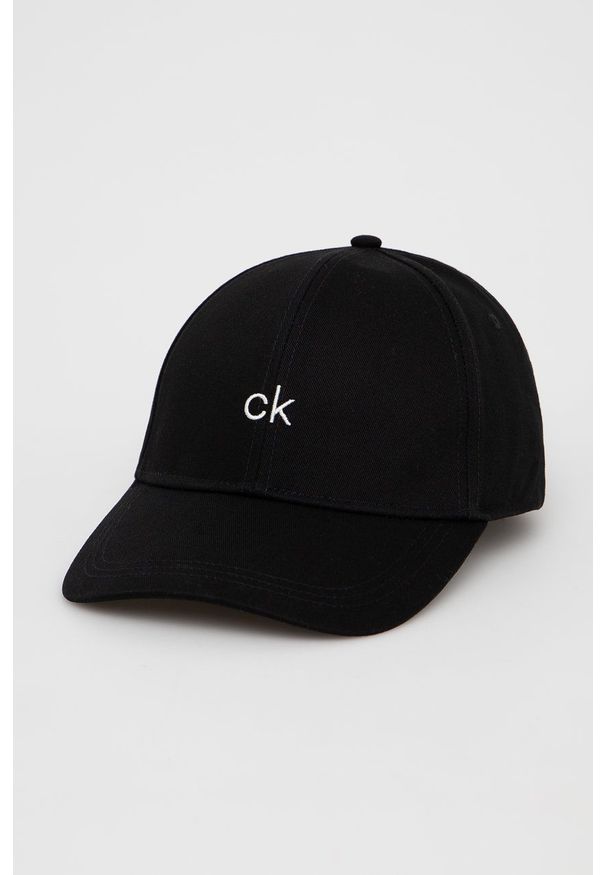 Calvin Klein - Czapka. Kolor: czarny