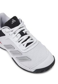 Adidas - adidas Buty do tenisa Courtflash JI2447 Biały. Kolor: biały. Materiał: materiał. Sport: tenis #4