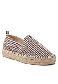 Jenny - JENNY Espadryle HZF081-01ECO Brązowy. Kolor: brązowy. Materiał: materiał