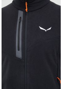 Salewa bluza sportowa męska kolor czarny wzorzysta. Kolor: czarny. Materiał: materiał. Styl: sportowy #3
