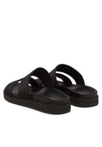 Calvin Klein Klapki Flat Slide Jacq HW0HW02487 Czarny. Kolor: czarny. Materiał: materiał #3