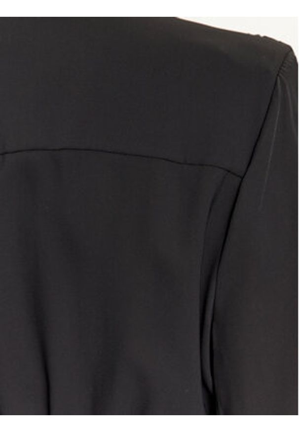 Rinascimento Sukienka codzienna CFC0116051003 Czarny Regular Fit. Okazja: na co dzień. Kolor: czarny. Materiał: syntetyk. Typ sukienki: proste. Styl: casual