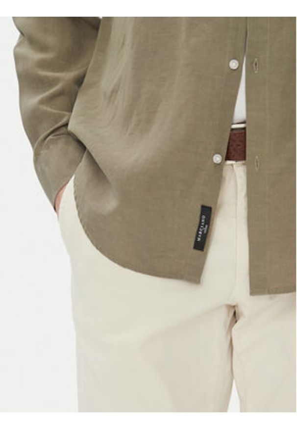 Marciano Guess Koszula 5GHH094464Z Zielony Regular Fit. Kolor: zielony. Materiał: syntetyk