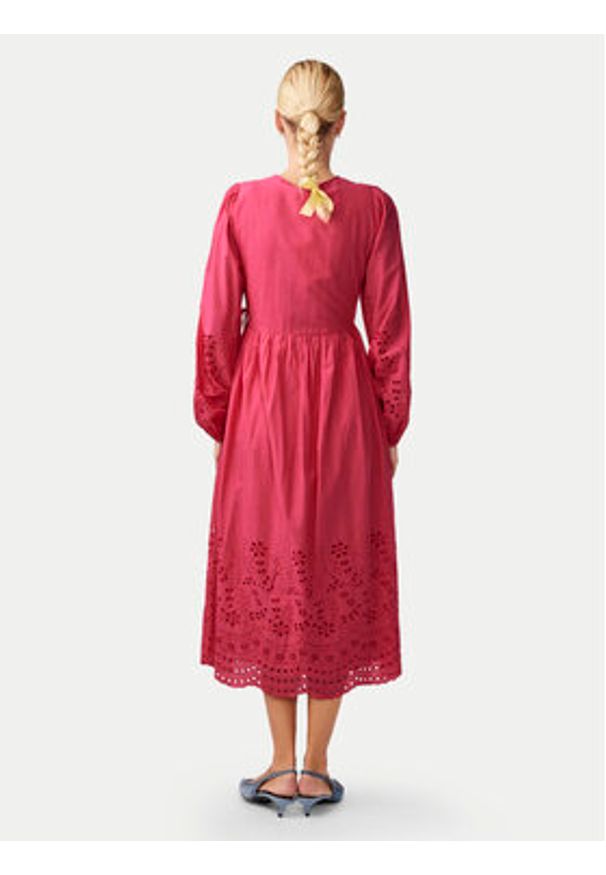 YAS Sukienka codzienna Luma 26032685 Różowy Regular Fit. Okazja: na co dzień. Kolor: różowy. Materiał: bawełna. Typ sukienki: proste. Styl: casual