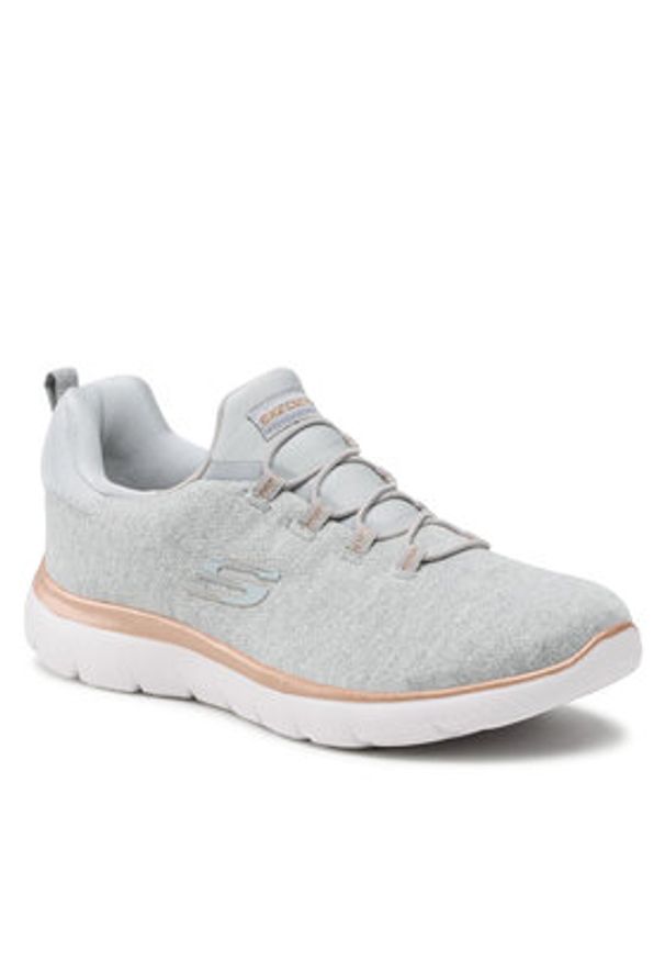skechers - Skechers Sneakersy Dazzling Me 149528/GRY Szary. Kolor: szary. Materiał: materiał