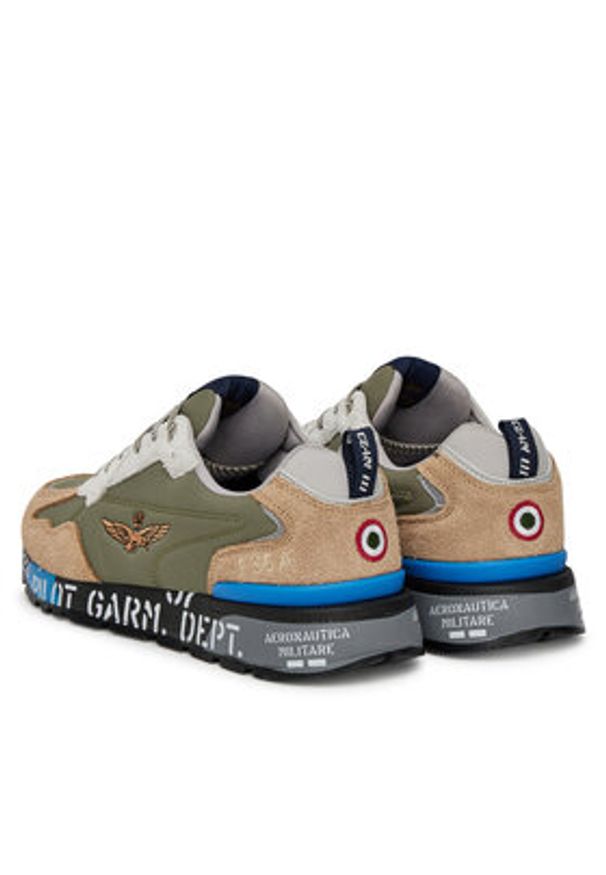 Aeronautica Militare Sneakersy 251SC276CT3546 Zielony. Kolor: zielony. Materiał: materiał