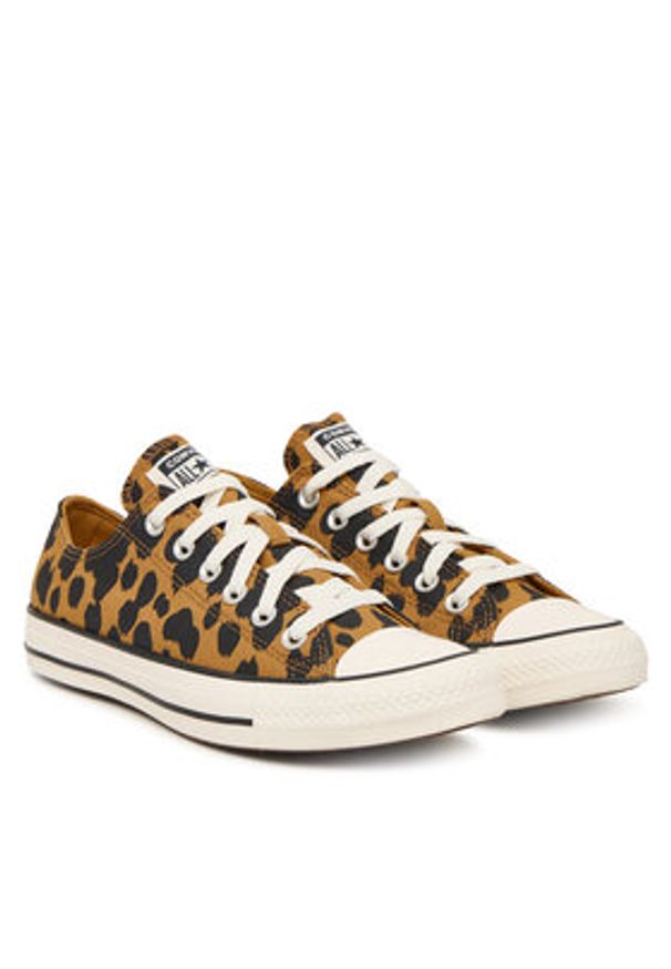 Converse Trampki Chuck Taylor All Star Cow Print A17920C Pomarańczowy. Kolor: pomarańczowy. Materiał: materiał. Wzór: nadruk