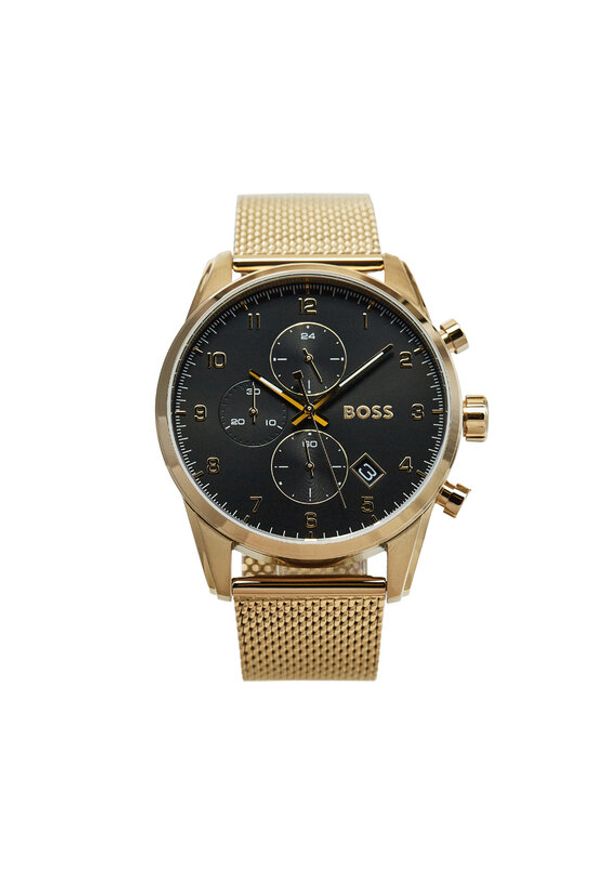 BOSS - Boss Zegarek Skymaster 1513838 Złoty. Kolor: złoty