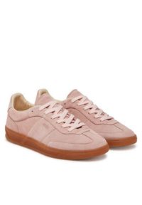 BOSS Sneakersy Brenta 50536645 Różowy. Kolor: różowy. Materiał: zamsz, skóra #3