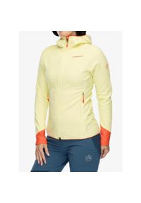 LA SPORTIVA - Bluza polarowa damska La Sportiva Bristen Thermal Hoody. Kolor: żółty. Materiał: polar