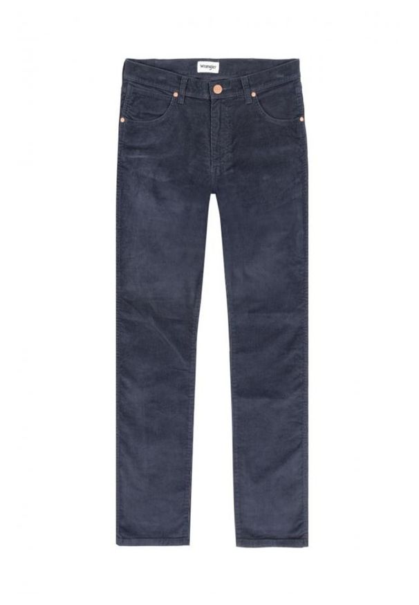 Wrangler - WRANGLER GREENSBORO MĘSKIE SPODNIE MATERIAŁOWE PARISIAN NIGHT W15QLM866. Materiał: materiał