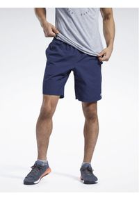 Reebok Szorty sportowe Training Essentials Utility Shorts GU0795 Niebieski. Kolor: niebieski. Materiał: syntetyk. Styl: sportowy #1