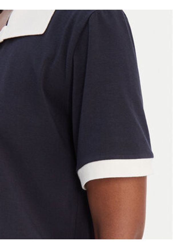 Liu Jo Sport T-Shirt TA6176 JS003 Granatowy Regular Fit. Kolor: niebieski. Materiał: bawełna. Styl: sportowy