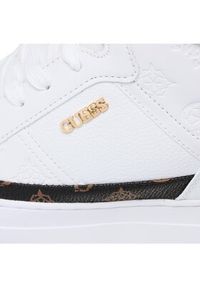 Guess Sneakersy Fridan FL7FRI FAL12 Biały. Kolor: biały. Materiał: skóra