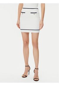 Marciano Guess Spódnica mini 5RGD00 5640Z Biały Regular Fit. Kolor: biały. Materiał: wiskoza