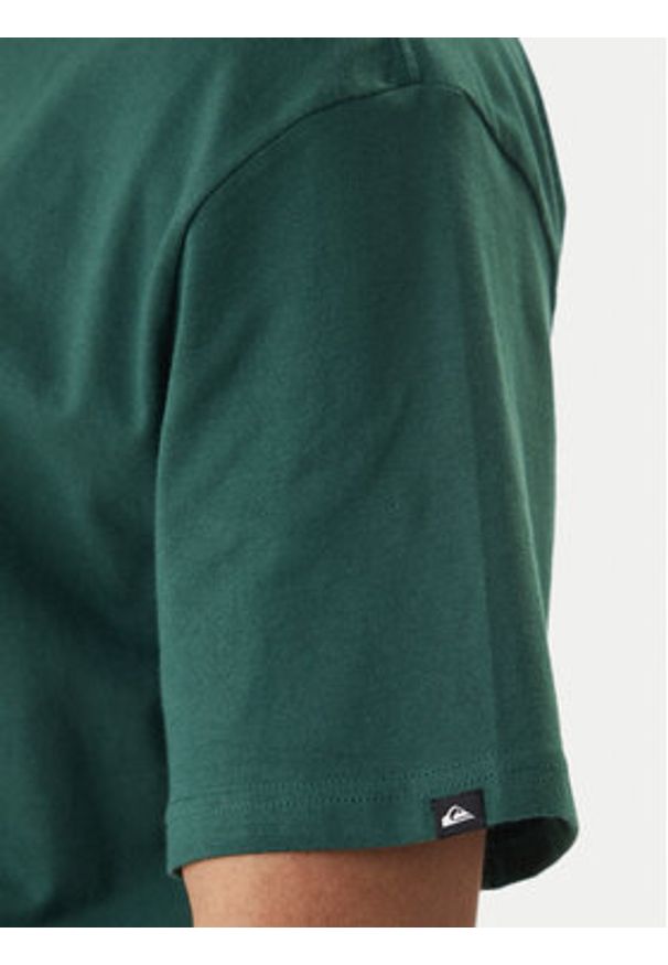 Quiksilver T-Shirt Dna Clicker EQYZT08207 Zielony Regular Fit. Kolor: zielony. Materiał: bawełna