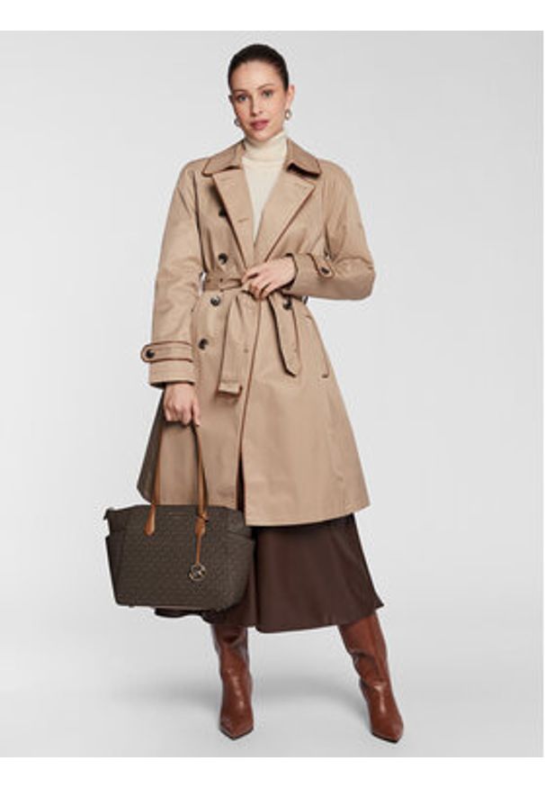 MICHAEL Michael Kors Torebka Marilyn 30S2G6AT2B Brązowy. Kolor: brązowy. Materiał: skórzane