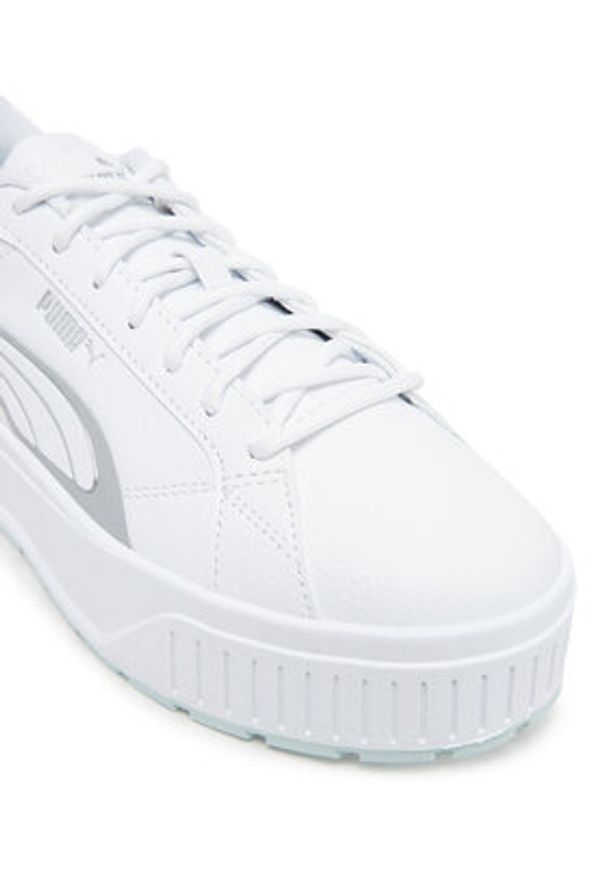 Puma Sneakersy Karmen II Aqua Metallics 401614 01 Biały. Kolor: biały. Materiał: skóra