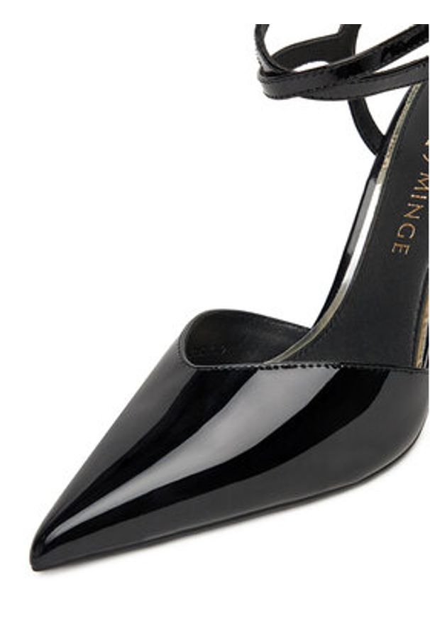 Eva Minge Szpilki MONA-SLT1582-2 Czarny. Kolor: czarny. Materiał: skóra. Obcas: na szpilce