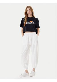 Ellesse T-Shirt Alberta Crop SGS04484 Czarny Regular Fit. Kolor: czarny. Materiał: bawełna #4