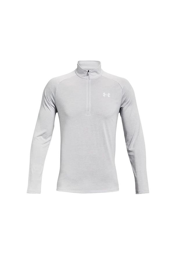 Koszulka z długim rękawem Męska Under Armour Tech 2.0 1/2 Zip. Kolor: wielokolorowy, szary, biały. Długość rękawa: długi rękaw. Długość: długie. Sport: bieganie