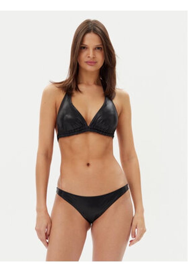 Chantelle Dół od bikini Pulp Metallic C22KA0 Czarny. Kolor: czarny. Materiał: syntetyk