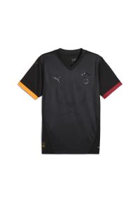 Puma - Męska koszulka Galatasaray SK Special PUMA Black Intense Orange Red Rhythm. Kolor: czarny, wielokolorowy, pomarańczowy, czerwony, żółty. Materiał: prążkowany. Wzór: aplikacja #2