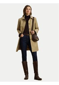 Lauren Ralph Lauren - LAUREN RALPH LAUREN Płaszcz przejściowy 297967121002 Beżowy Straight Fit. Kolor: beżowy. Materiał: syntetyk #4