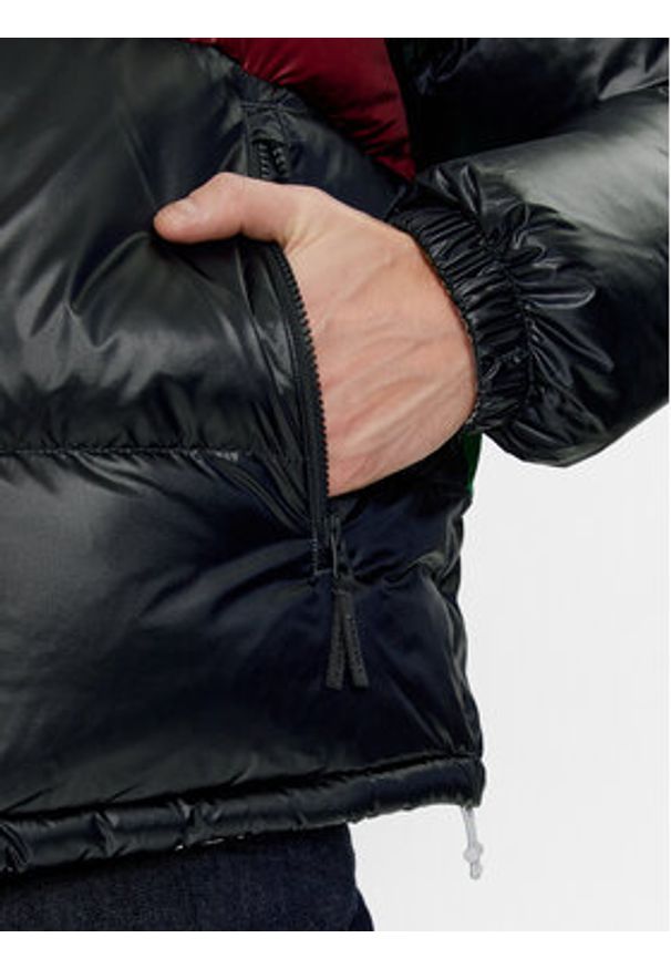 Lacoste Kurtka puchowa BH1639 Czarny Regular Fit. Kolor: czarny. Materiał: syntetyk